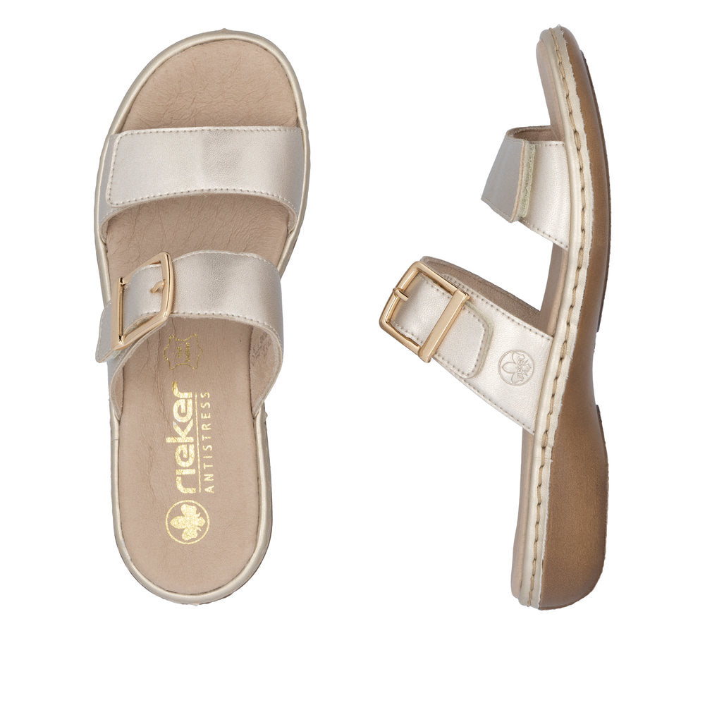 Rieker Ladies Velcro Backless Sandal