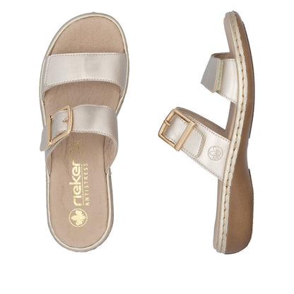 Rieker Ladies Velcro Backless Sandal