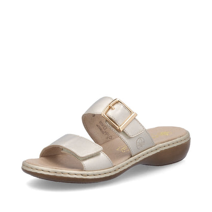 Rieker Ladies Velcro Backless Sandal