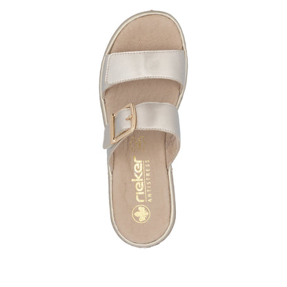 Rieker Ladies Velcro Backless Sandal