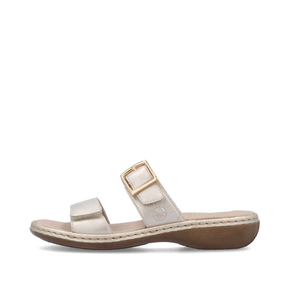 Rieker Ladies Velcro Backless Sandal