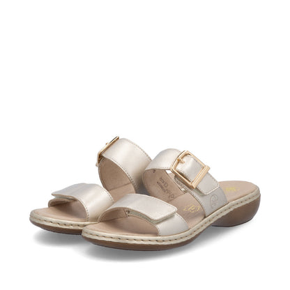 Rieker Ladies Velcro Backless Sandal