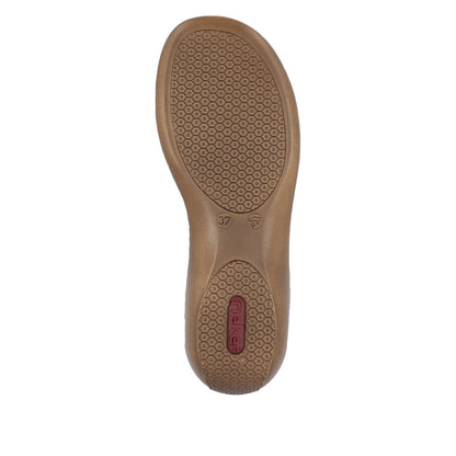 Rieker Ladies Cross Velcro Strap Sandal