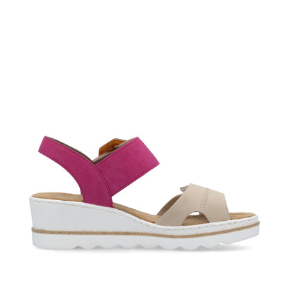 Rieker Ladies Wedge Buckle Sandal