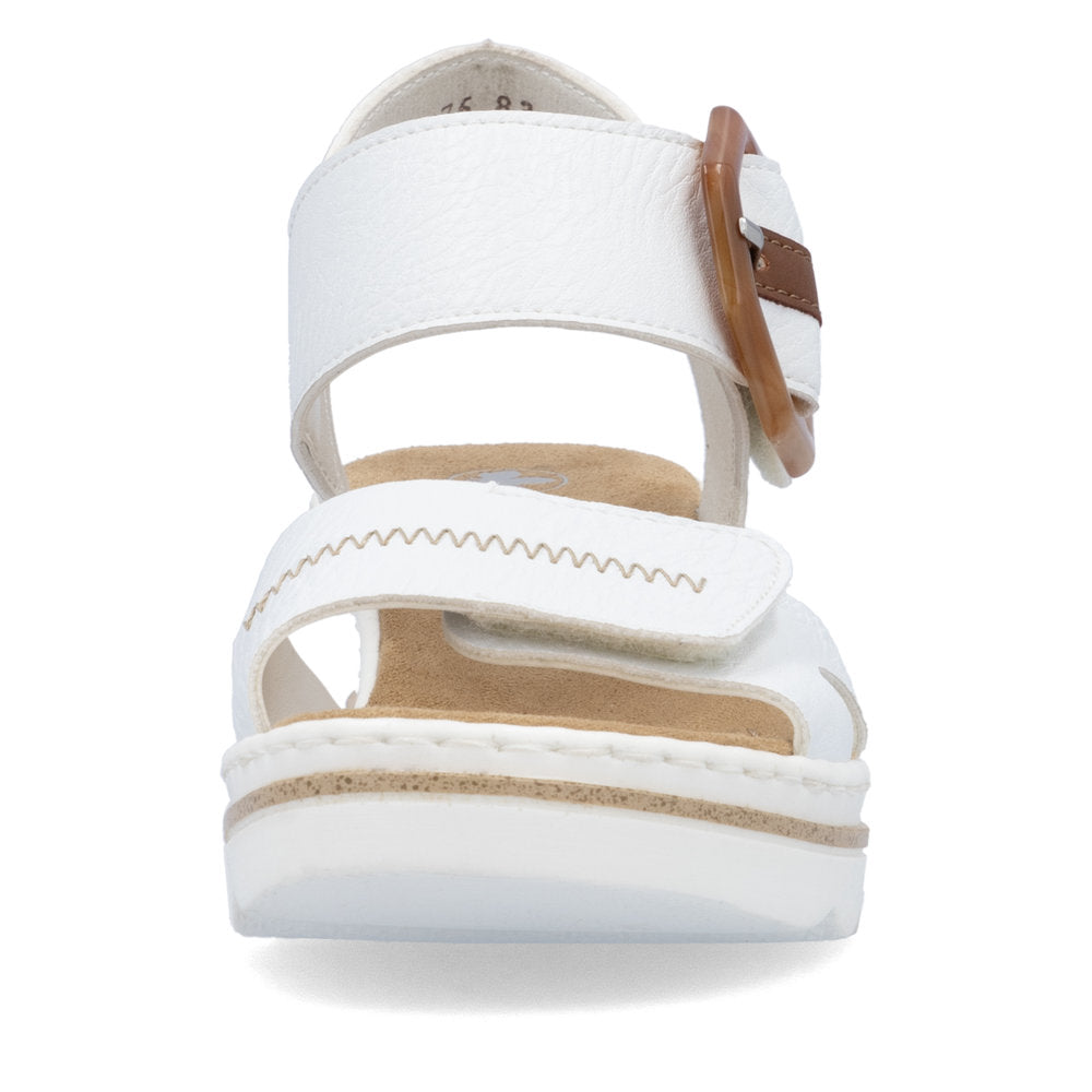 Rieker Ladies Wedge Buckle Sandal