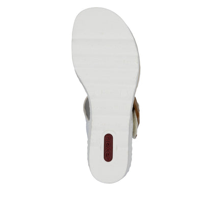 Rieker Ladies Wedge Buckle Sandal