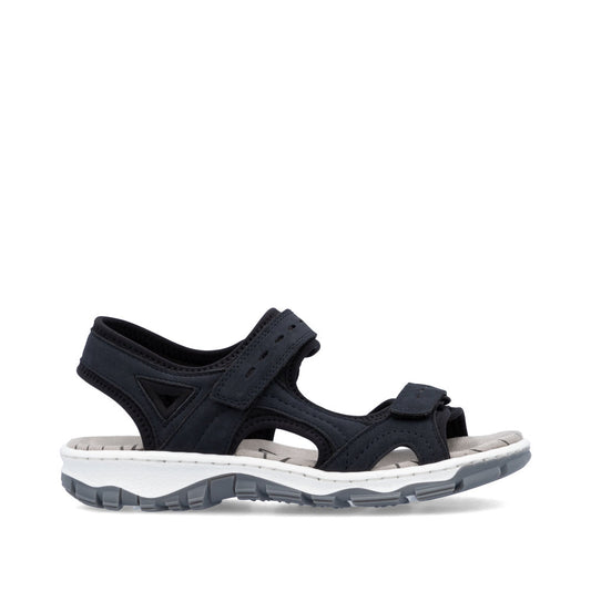 Rieker Ladies Velcro Adjustable Walking Sandal