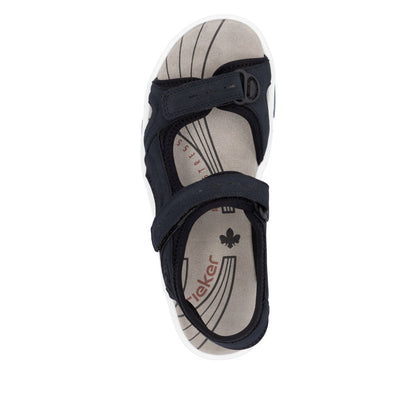 Rieker Ladies Velcro Adjustable Walking Sandal