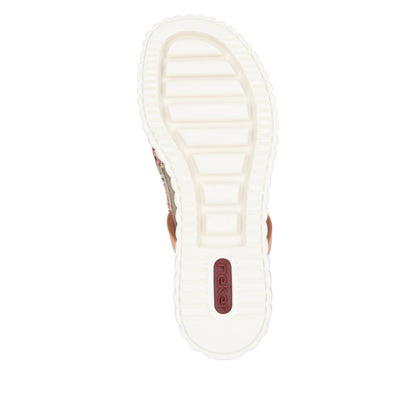 Rieker Ladies High Front Wedge Sandal