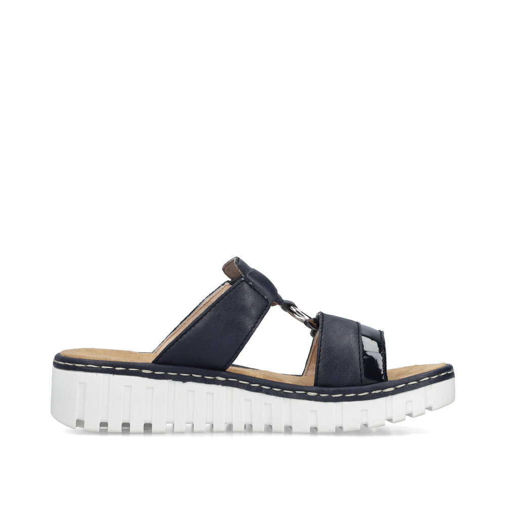 Rieker Ladies Adjustable Strap Backless Sandal