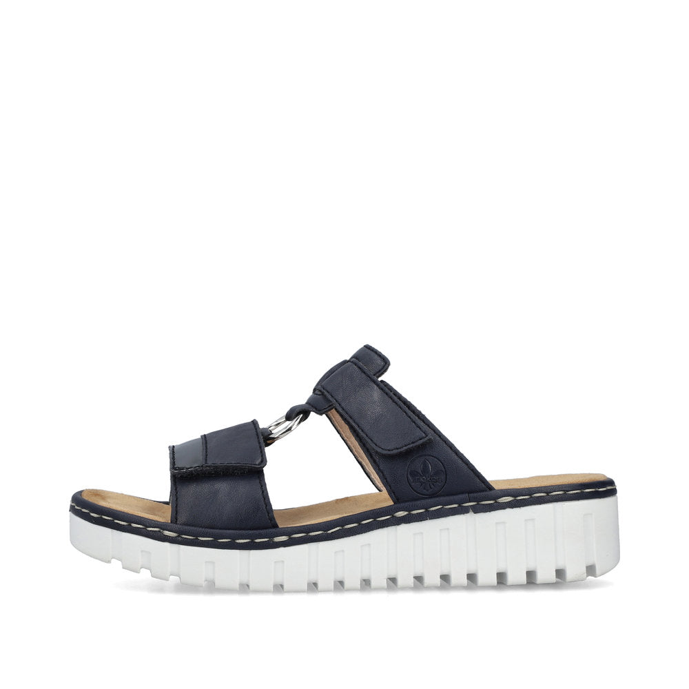 Rieker Ladies Adjustable Strap Backless Sandal