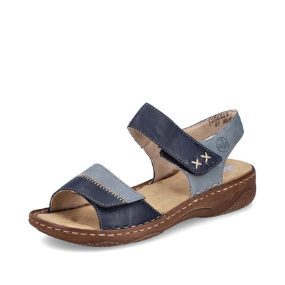 Rieker Ladies Flat Velcro Sandal