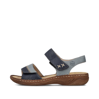 Rieker Ladies Flat Velcro Sandal