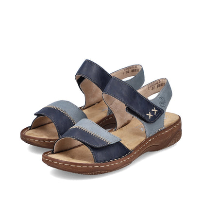 Rieker Ladies Flat Velcro Sandal