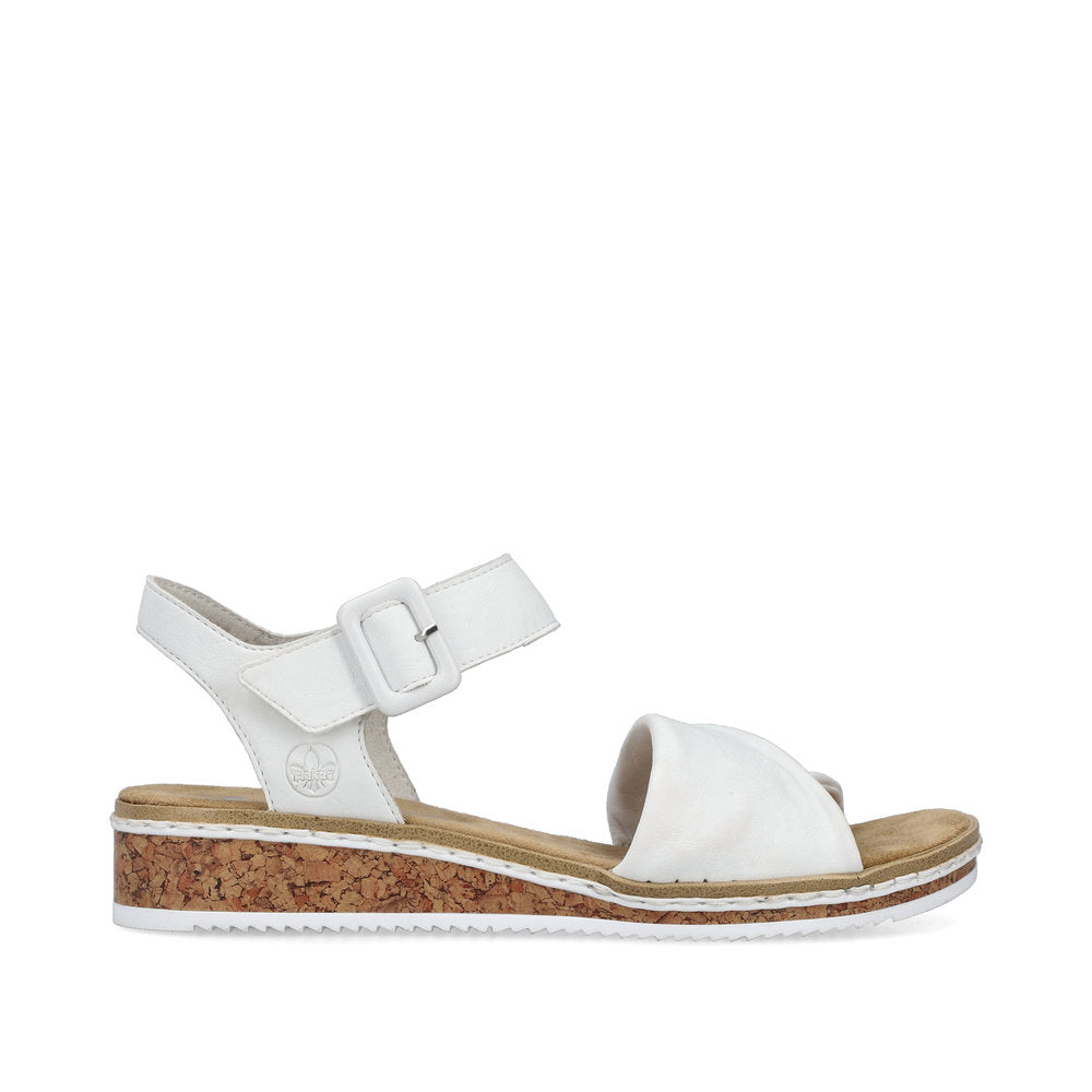 Rieker Ladies Twisted Front Low Sandal
