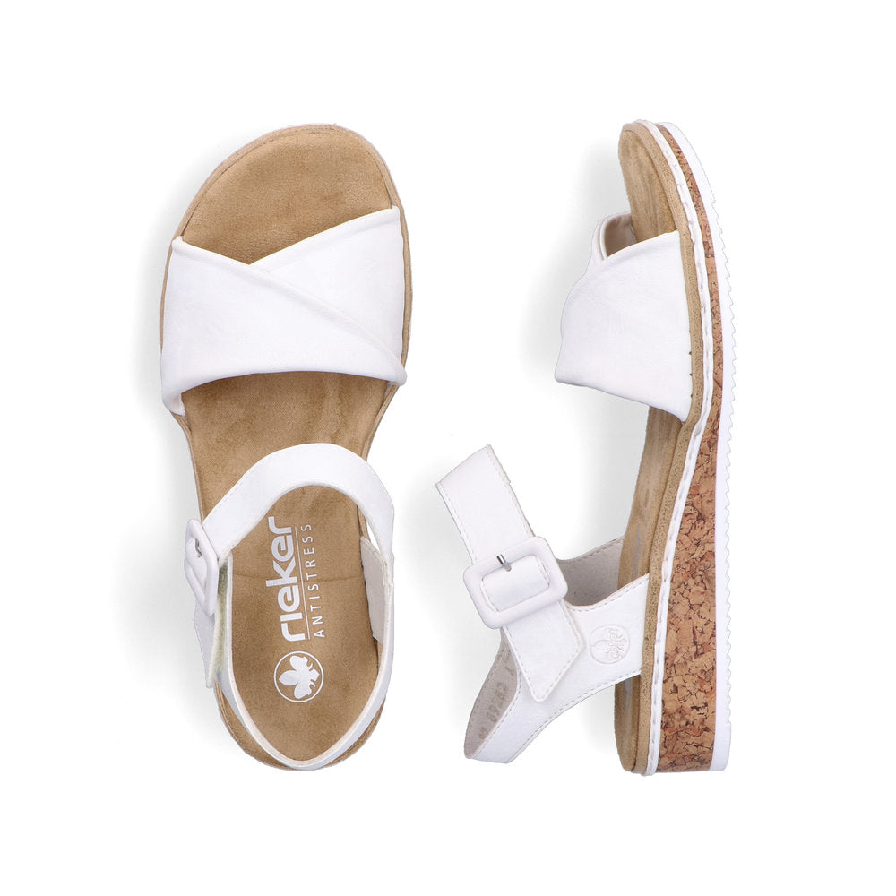 Rieker Ladies Twisted Front Low Sandal