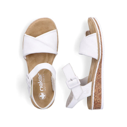 Rieker Ladies Twisted Front Low Sandal