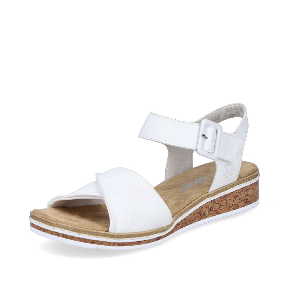 Rieker Ladies Twisted Front Low Sandal