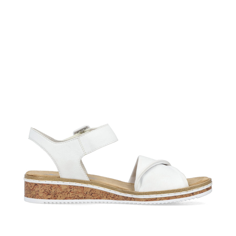 Rieker Ladies Twisted Front Low Sandal