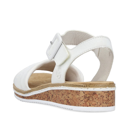 Rieker Ladies Twisted Front Low Sandal