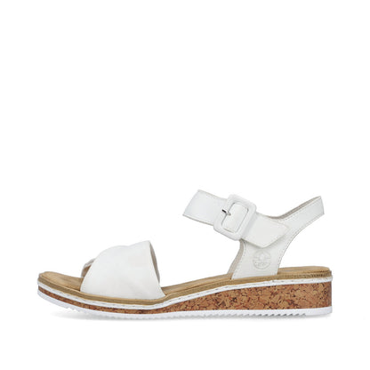 Rieker Ladies Twisted Front Low Sandal