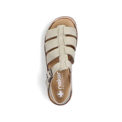 Rieker Ladies Gladiator Flatform Sandal