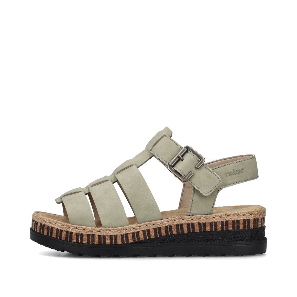 Rieker Ladies Gladiator Flatform Sandal