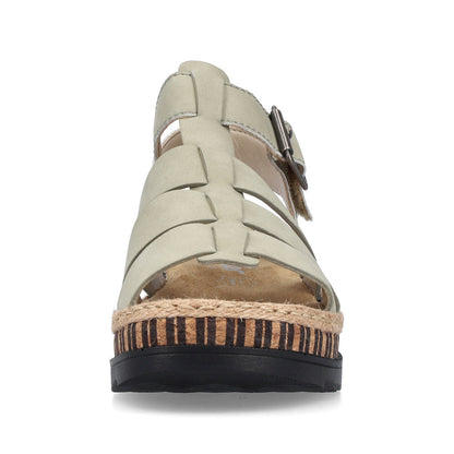 Rieker Ladies Gladiator Flatform Sandal