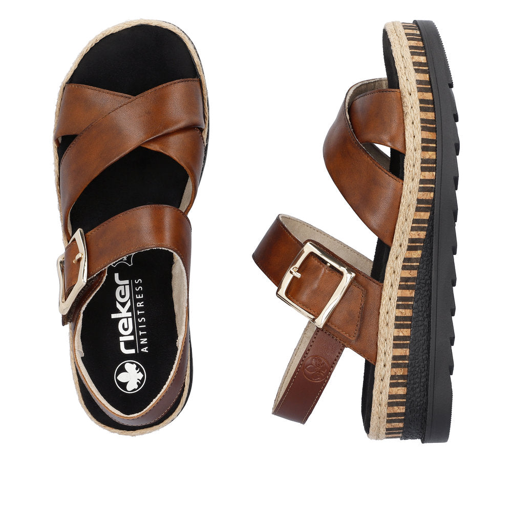 Rieker Ladies Flatform Sandal