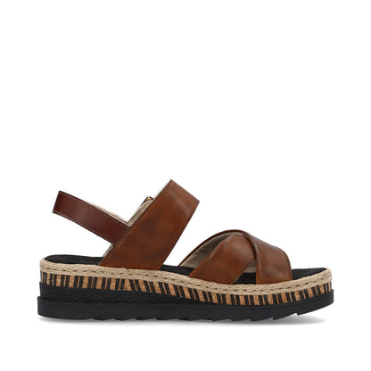 Rieker Ladies Flatform Sandal
