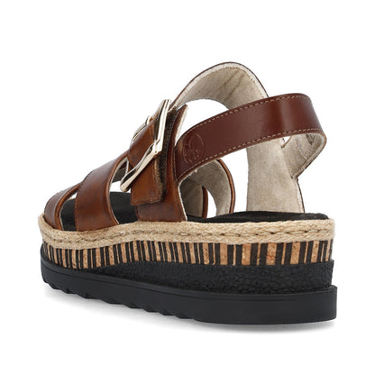 Rieker Ladies Flatform Sandal