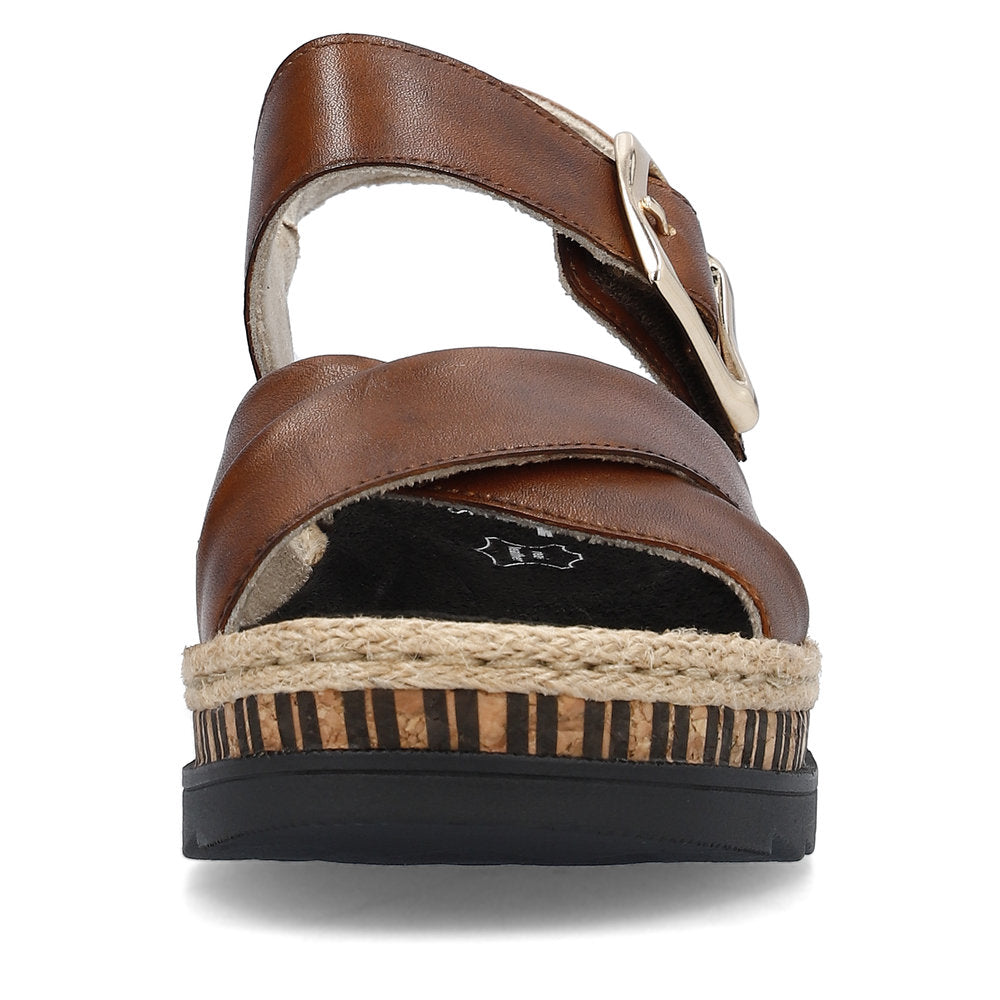 Rieker Ladies Flatform Sandal