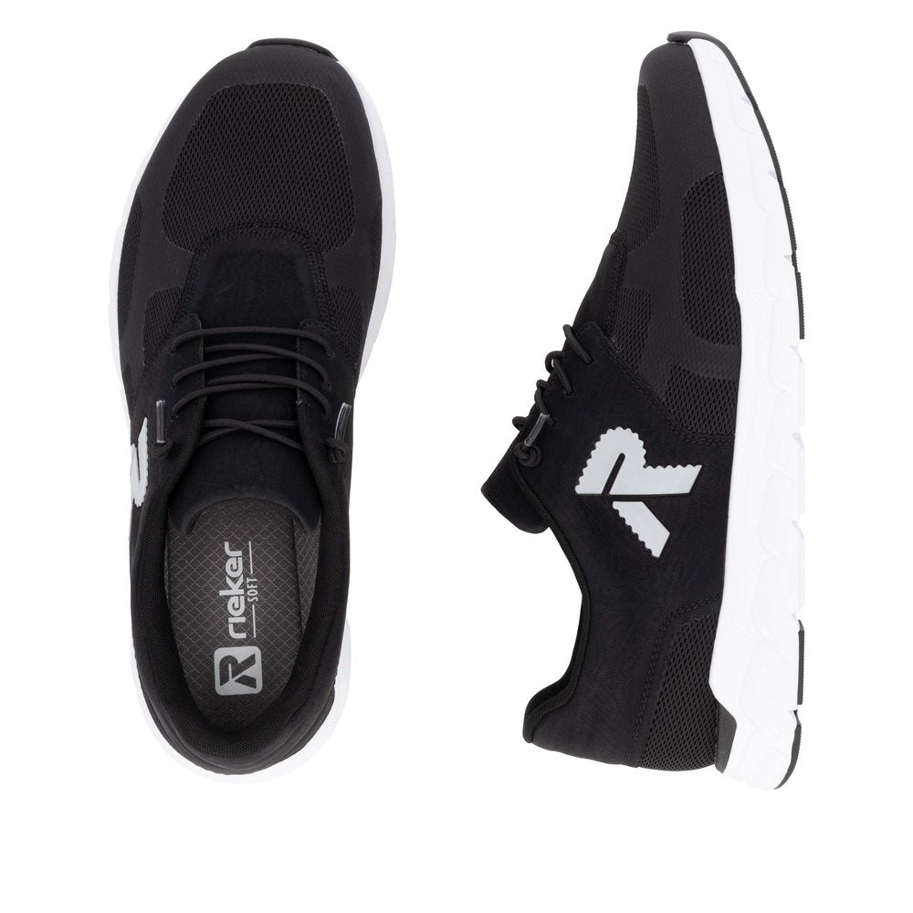 Rieker Mens Lightweight Bungee Lace Sneaker