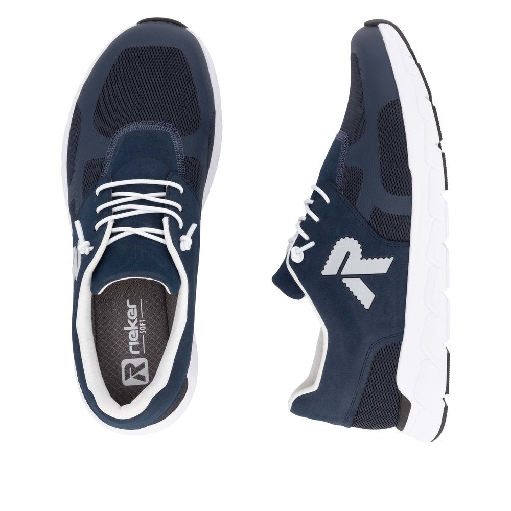 Rieker Mens Lightweight Bungee Lace Sneaker