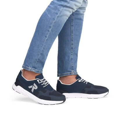 Rieker Mens Lightweight Bungee Lace Sneaker