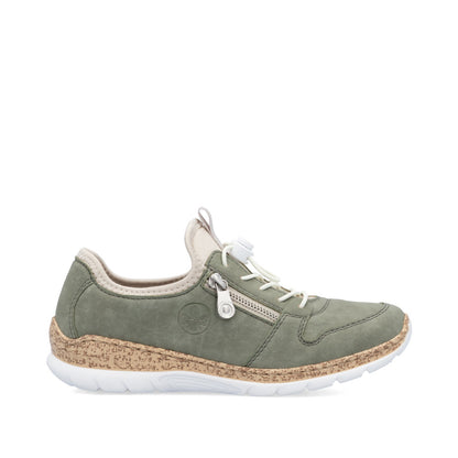 Rieker Ladies Bungee Tie Casual Shoe