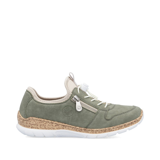 Rieker Ladies Bungee Tie Casual Shoe