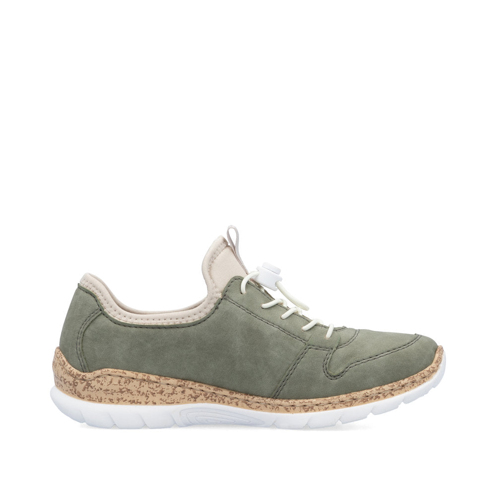 Rieker Ladies Bungee Tie Casual Shoe