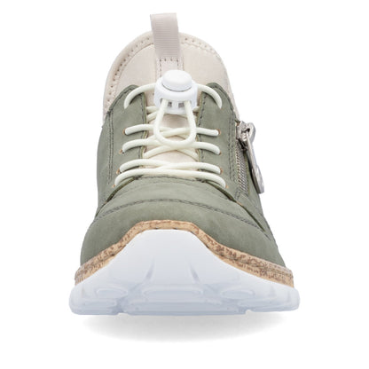 Rieker Ladies Bungee Tie Casual Shoe