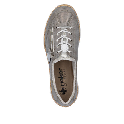 Rieker Ladies Bungee Tie Casual Shoe