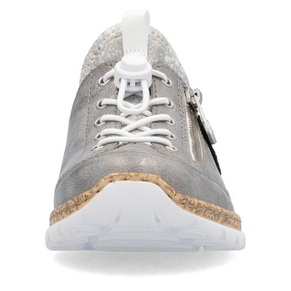 Rieker Ladies Bungee Tie Casual Shoe
