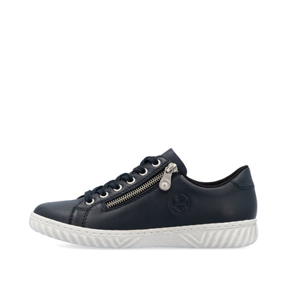 Rieker Ladies Zip and Lace Sneaker