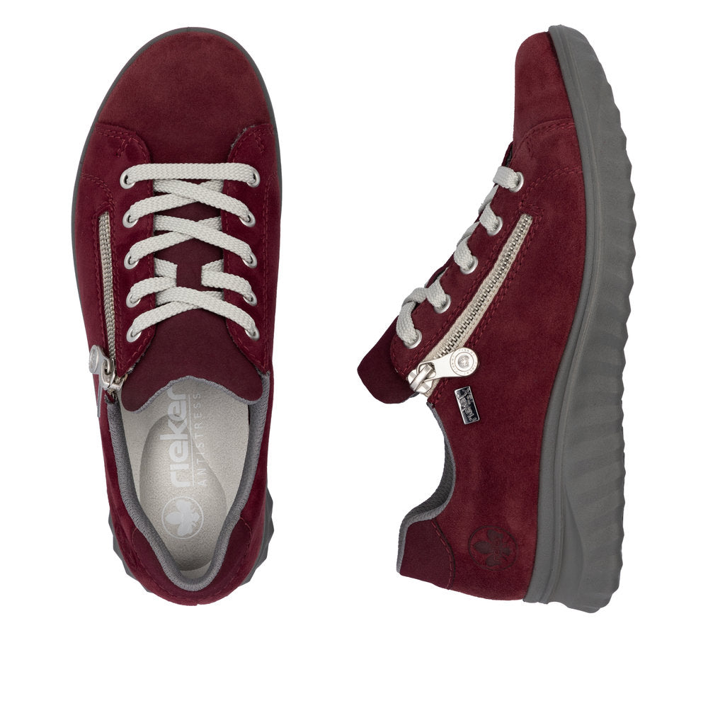 Rieker Ladies Zip Up Tex Sneaker