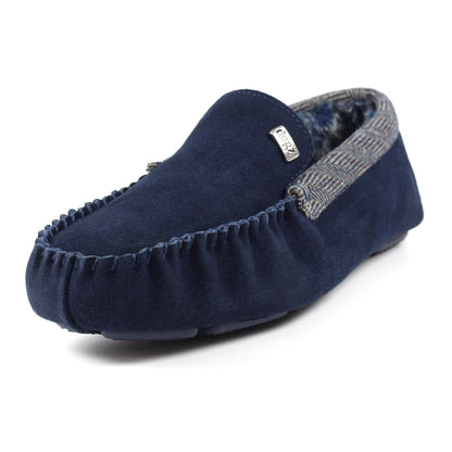 Lazy Dogz Worley Gents Moccasin Suede Slipper