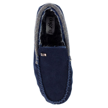 Lazy Dogz Worley Gents Moccasin Suede Slipper