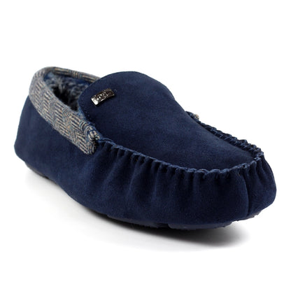 Lazy Dogz Worley Gents Moccasin Suede Slipper