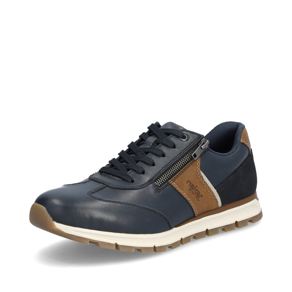 Rieker Men's Zip Side Lace Up Sneaker