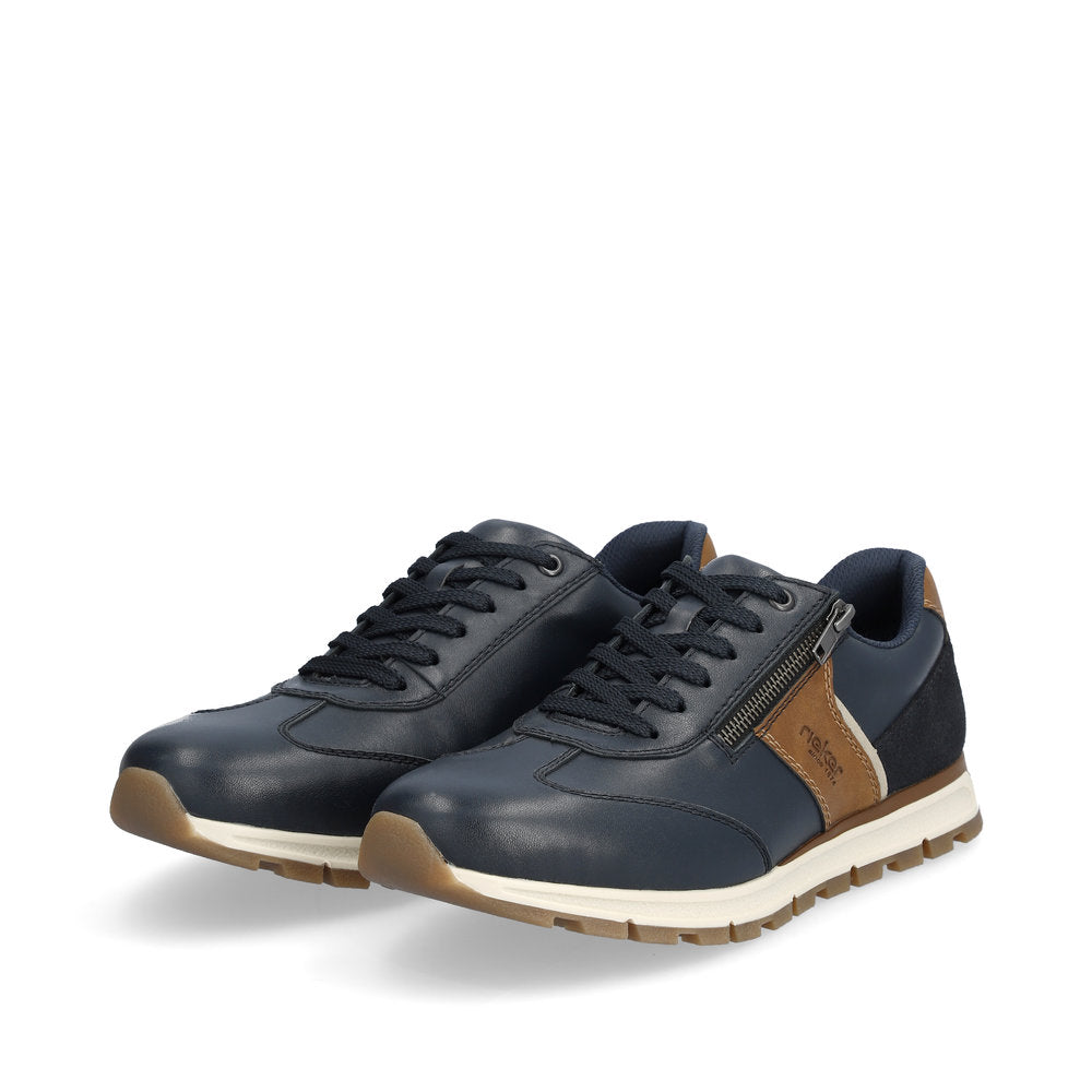 Rieker Men's Zip Side Lace Up Sneaker