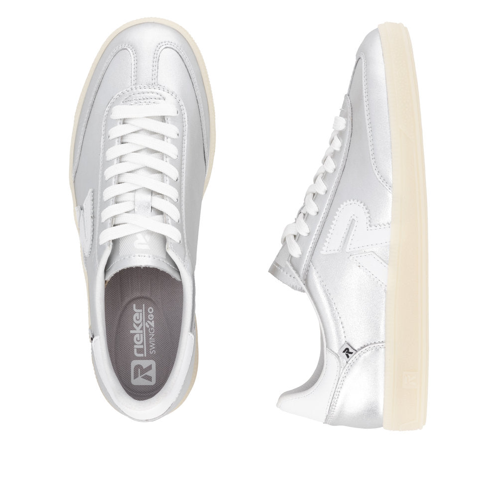 Rieker Ladies Low Profile Lace Up Sneaker
