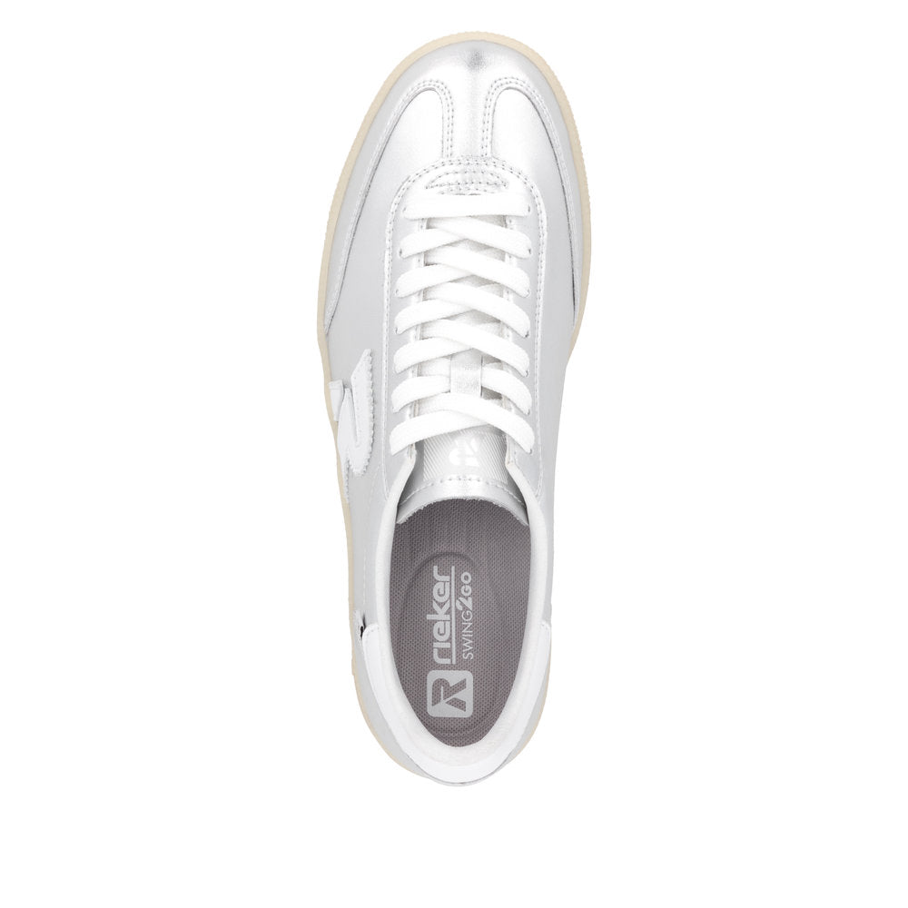 Rieker Ladies Low Profile Lace Up Sneaker